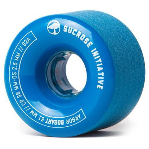 Arbor Longboard Wheels: Bogart 61mm 82a Blue Wheels- Edge Boardshop