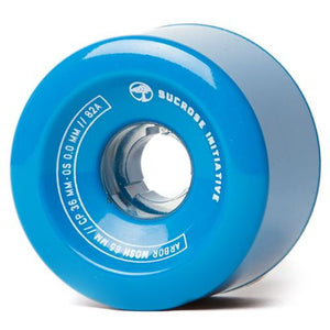 Arbor Longboard Wheels: Mosh 65mm 82a Blue Wheels- Edge Boardshop