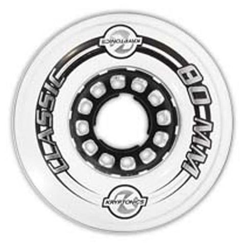 Kryptonics Wheels: Classic 80mm Clear 80a Wheels- Edge Boardshop