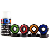 EDGE Bearings: Speed Bearings ABEC 7 Multi-Color Bearings- Edge Boardshop