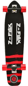 Z-Flex Longboard Complete: Kicktail Black/Red 38