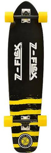 Z-Flex Longboard Complete: Kicktail Black/Yellow 38