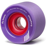 Orangatang Longboard Wheels: The Keanu 66mm 83a Purple Wheels- Edge Boardshop