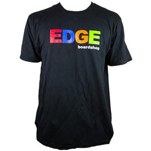 EDGE T Shirt: EDGE OG Logo Black T Shirts- Edge Boardshop