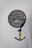 Greener Pastures T Shirt: GP Offshore Anchor White T Shirts- Edge Boardshop