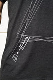 Greener Pastures T Shirt: GP Offshore Triangle Black T Shirts- Edge Boardshop