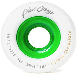 Blood Orange Longboard Wheels: Morgan Pro 65mm 80a Green Core Wheels- Edge Boardshop