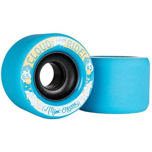 Cloud Ride Wheels: Mini Ozone 65mm 83a Blue Wheels- Edge Boardshop