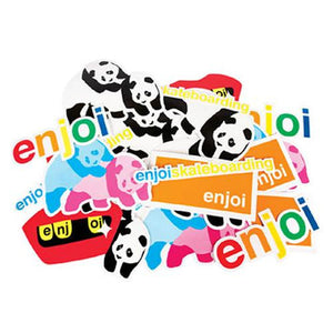 Enjoi Skateboard Stickers: Assorted 5pk Stickers- Edge Boardshop