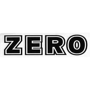 Zero Skateboards Sticker: Bold