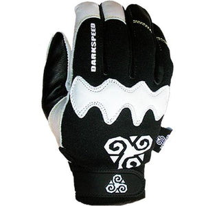 Darkspeed Slide Gloves: DGB Black Slide Gloves & Pucks- Edge Boardshop