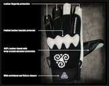 Darkspeed Slide Gloves: DGB Black Slide Gloves & Pucks- Edge Boardshop