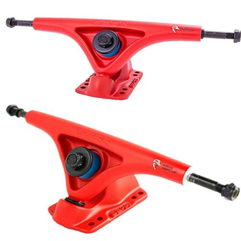 Bear Longboard Skateboard Trucks: Gen 5 Grizzly 852's Metal Red Trucks- Edge Boardshop