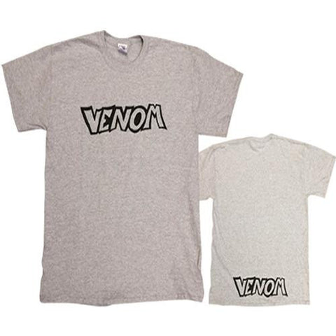 Venom T Shirt: Venom Logo Grey