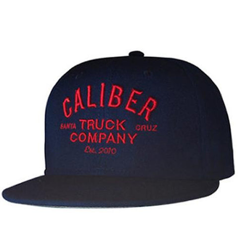 Caliber Hat: Caliber Trucks Logo Snapback Blue Hats- Edge Boardshop