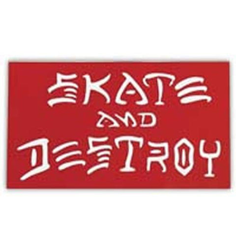 Thrasher Sticker: Skate & Destroy