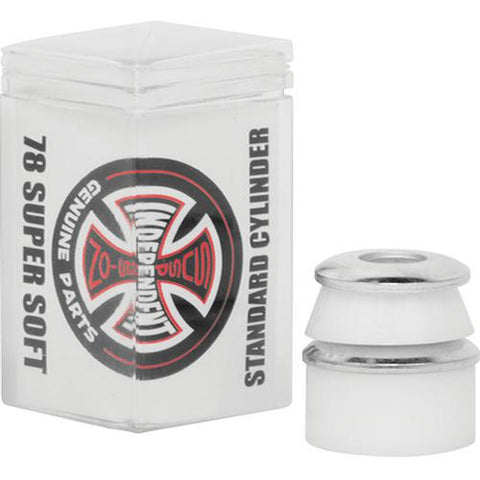 Independent Trucks Bushings: Standard Cylinder 78a Super Soft White 4pk Bushings- Edge Boardshop