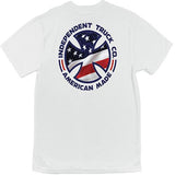 Independent Trucks T Shirt: Flag Fill White SALE T Shirts- Edge Boardshop