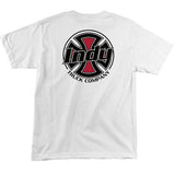 Independent Trucks T Shirt: Rally White  SALE T Shirts- Edge Boardshop