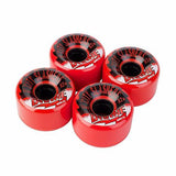 Divine Longboard Wheels: City Slashers 64mm 82a Red Wheels- Edge Boardshop