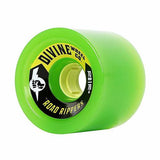 Divine Longboard Wheels: Road Rippers 70mm 78a Green Wheels- Edge Boardshop