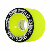 Divine Longboard Wheels: Street Slayer 72mm 78a Green Wheels- Edge Boardshop