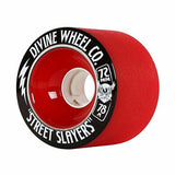 Divine Longboard Wheels: Street Slayer 72mm 78a Red Wheels- Edge Boardshop