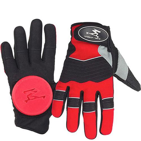 Timeship Longboard Slide Gloves: Freeriders Red