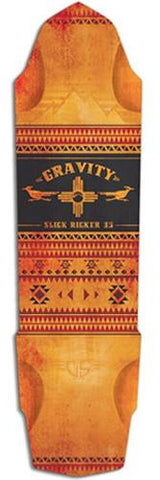 Gravity Longboard Deck: DH 35 Slick Ricker Boards- Edge Boardshop