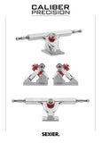 Caliber Precision Trucks: Forty-Four Degree 10" Precision Trucks- Edge Boardshop