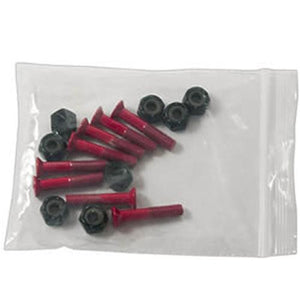 EDGE Skateboard Hardware: Phillips 1" Red Hardware- Edge Boardshop