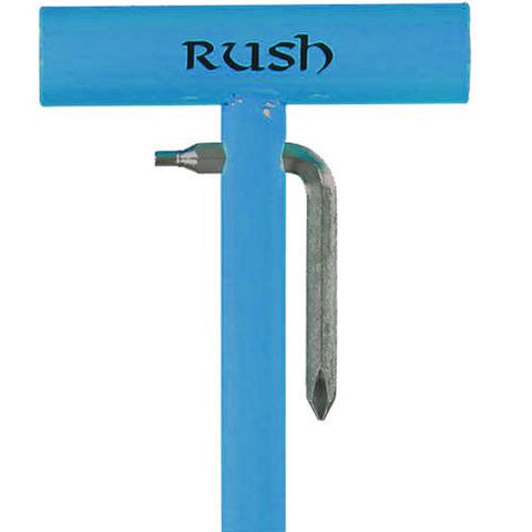 Rush Skateboard Tool: Rush T Neon Blue Skate Tools- Edge Boardshop