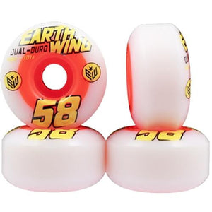 Earthwing Skateboard Wheels: Dual Duro 58mm Wheels- Edge Boardshop