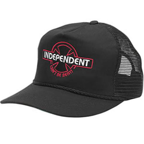 Independent Trucks Hat: O.G.B.C Can't Be Beat Mesh Black Hats- Edge Boardshop