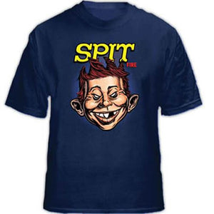 Spitfire Skateboard T Shirt: What Me Burn Navy