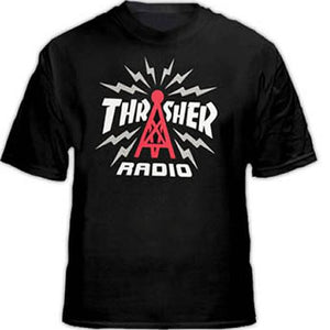 Thrasher T Shirt: Radio Black