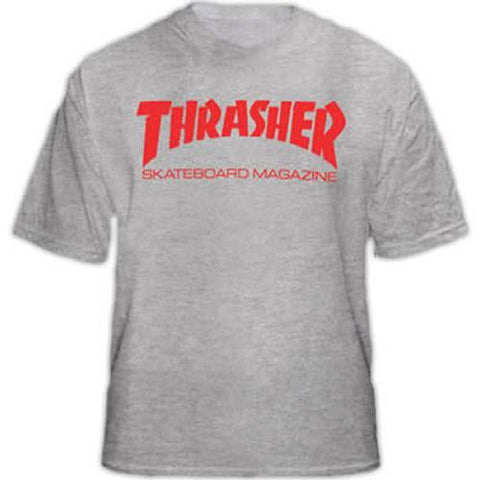 Thrasher T Shirt: Skate Mag Grey