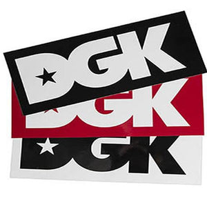 DGK Skateboard Sticker: Logo XL Stickers- Edge Boardshop