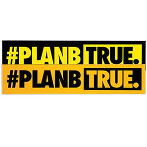 Plan B Skateboards Sticker: True Bumber Sticker Stickers- Edge Boardshop