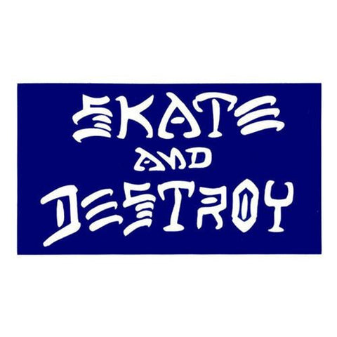 Thrasher Sticker: Skate & Destroy Small