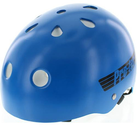 Protec Skate Helmet: Classic CPSC Retro Blue Helmets Half Shell- Edge Boardshop