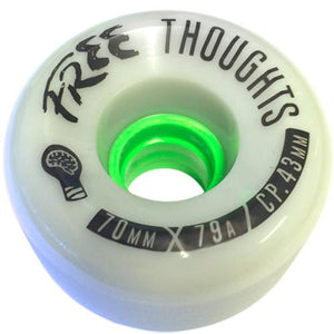 Free Wheel Longboard Wheels: Free Thoughts 70mm 79a Wheels- Edge Boardshop