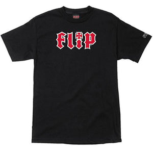 Flip Skateboards T Shirt: HKD Black T Shirts- Edge Boardshop