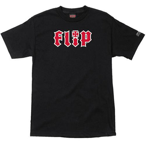 Flip Skateboards T Shirt: HKD Black T Shirts- Edge Boardshop