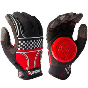 Sector 9 Gloves: BHNC Slide Gloves Red Checker