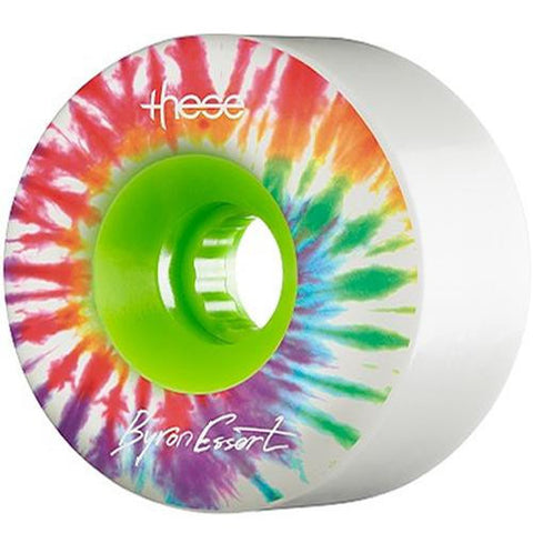 These Wheels: 727 FRF Pro Essert Tie Dye 72mm 78a Green Core