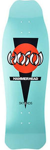 Hosoi Skateboard Deck: Hammerhead Double Kick Blue Boards- Edge Boardshop