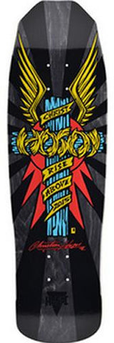 Hosoi Skateboard Deck: Wings 32 Black Boards- Edge Boardshop