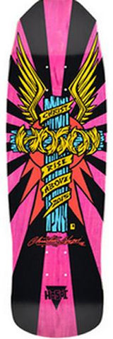 Hosoi Skateboard Deck: Wings 32 Pink Boards- Edge Boardshop