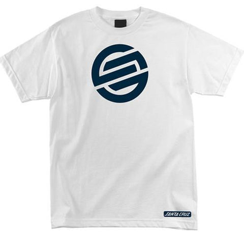 Santa Cruz T Shirt: Knot White T Shirts- Edge Boardshop